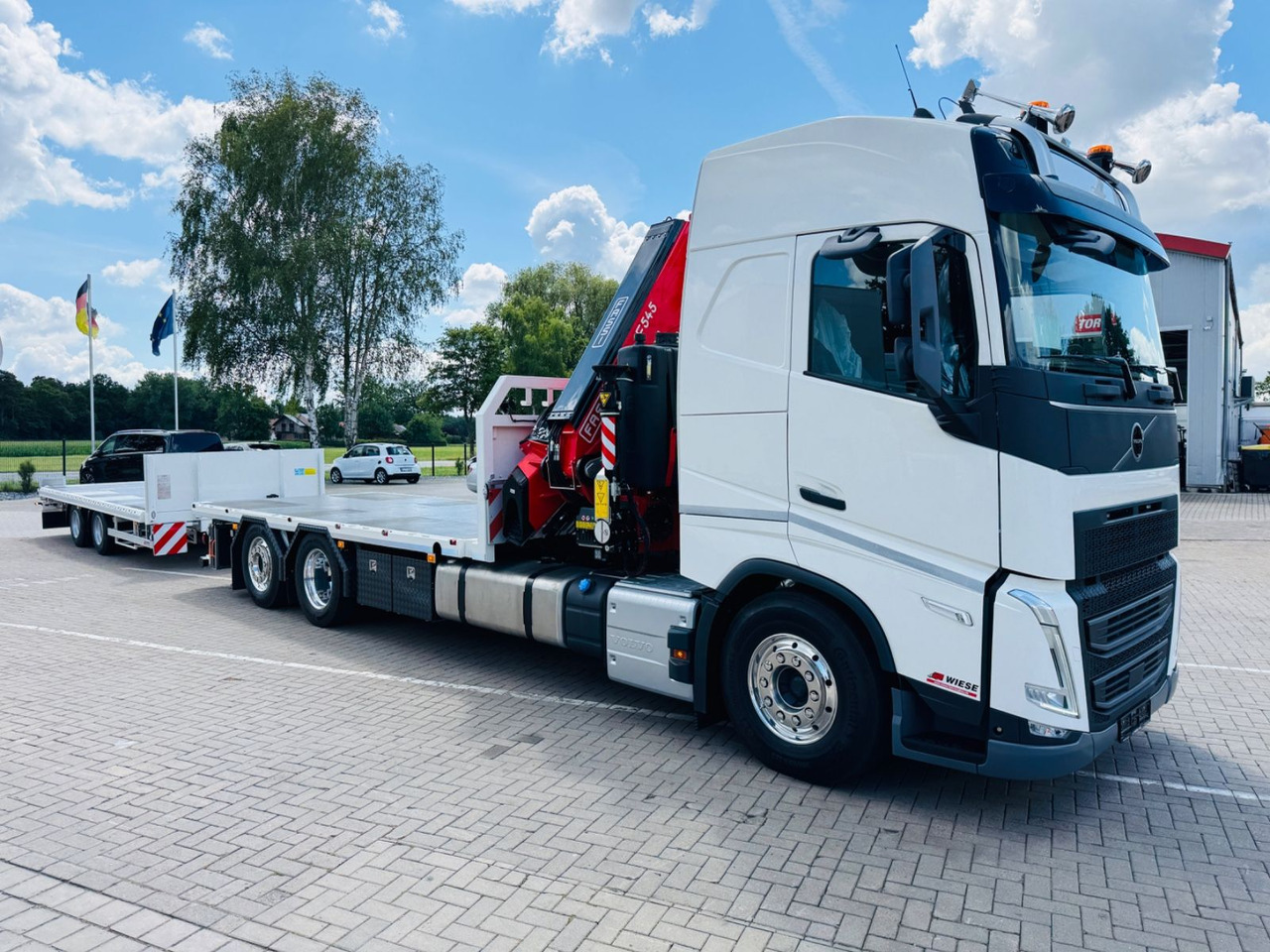 Volvo FH540 6x2 Containerpritsche mit F545RA.2.26 - Truck, Crane truck: picture 1 Volvo FH540 6x2 Containerpritsche mit F545RA.2.26 - Truck, Crane truck: picture 1