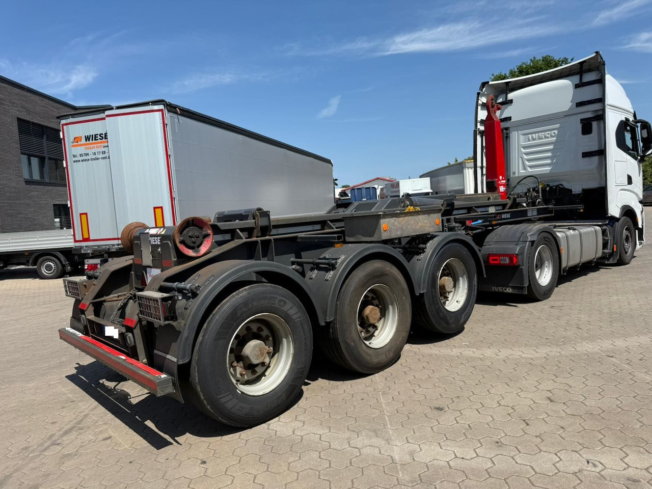 Wiese SA3-36 AK 25 S Auflieger Abrollkipper - Tipper semi-trailer: picture 5 Wiese SA3-36 AK 25 S Auflieger Abrollkipper - Tipper semi-trailer: picture 5