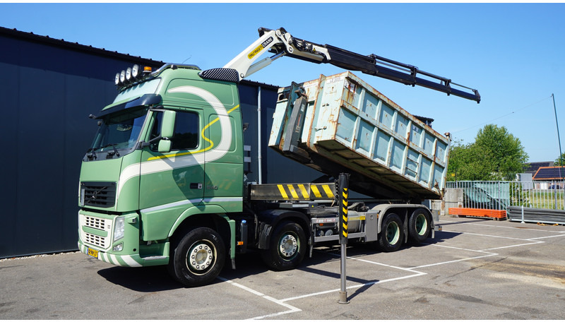 Volvo FH 540 8X2 HOOKARM SYSTEM WITH PALFINGER PK 20002 CRANE - Crane truck: picture 2 Volvo FH 540 8X2 HOOKARM SYSTEM WITH PALFINGER PK 20002 CRANE - Crane truck: picture 2