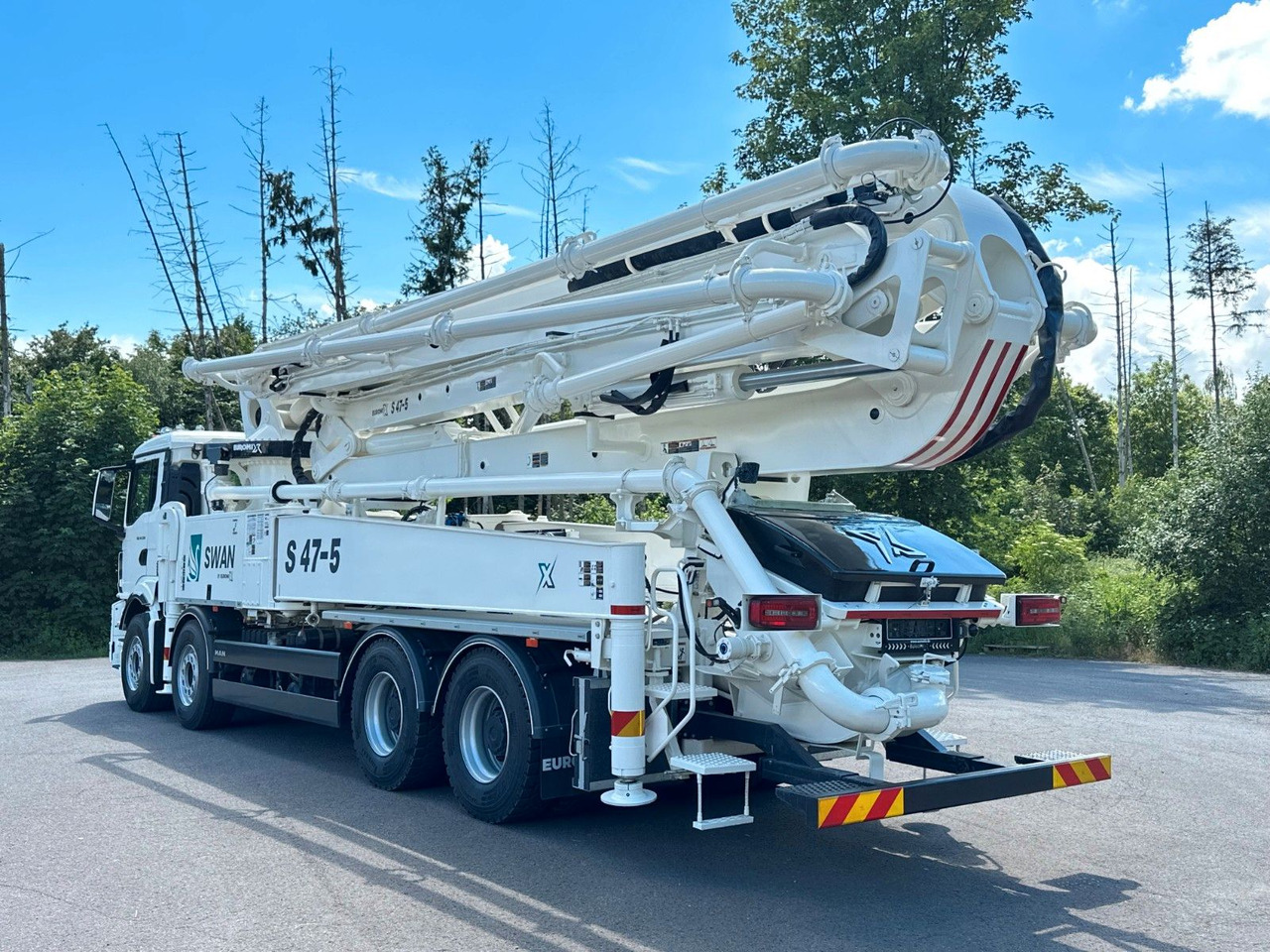 MAN TGS 41.520 8x4 SWAN TSP 47-5 160RZ ( 47m ) MAN TGS 41.520 8x4 SWAN TSP 47-5 160RZ ( 47m ) - Concrete pump truck: picture 3 MAN TGS 41.520 8x4 SWAN TSP 47-5 160RZ ( 47m ) MAN TGS 41.520 8x4 SWAN TSP 47-5 160RZ ( 47m ) - Concrete pump truck: picture 3