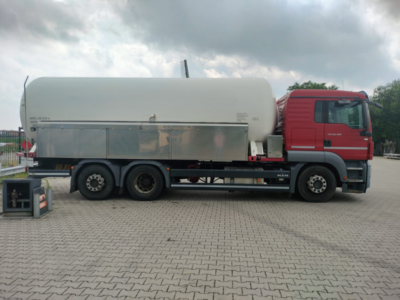 MAN TGS 26.400 6x2-4 LL 26900 Liter Gas tank truck ID 2.168 Rootselaar, flowmeter, pump - Tank truck: picture 3 MAN TGS 26.400 6x2-4 LL 26900 Liter Gas tank truck ID 2.168 Rootselaar, flowmeter, pump - Tank truck: picture 3