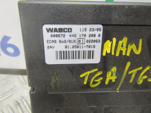 MAN TGM/TGS 6X2 ECAS CONTROL UNIT 81.25811.7015 - ECU for Truck: picture 2 MAN TGM/TGS 6X2 ECAS CONTROL UNIT 81.25811.7015 - ECU for Truck: picture 2