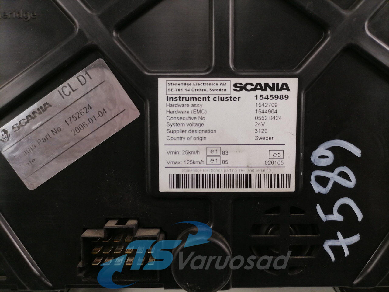 Scania Dashboard 1752624 - Dashboard for Truck: picture 4 Scania Dashboard 1752624 - Dashboard for Truck: picture 4