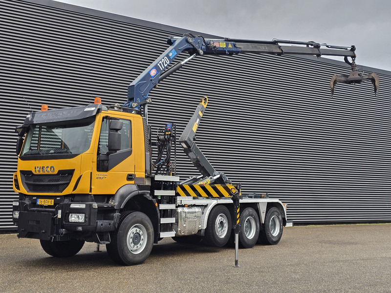 Iveco TRAKKER 380 8X6 / EURO 6 / CRANE + HOOKLIFT - Hook lift truck, Crane truck: picture 1 Iveco TRAKKER 380 8X6 / EURO 6 / CRANE + HOOKLIFT - Hook lift truck, Crane truck: picture 1