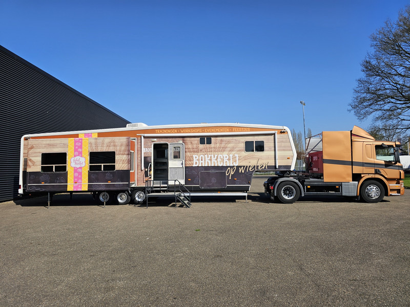 Scania P 280 + trailer - 2 X SLIDE OUT / CAMPER / WOHNMOBIL - Closed box semi-trailer: picture 5 Scania P 280 + trailer - 2 X SLIDE OUT / CAMPER / WOHNMOBIL - Closed box semi-trailer: picture 5