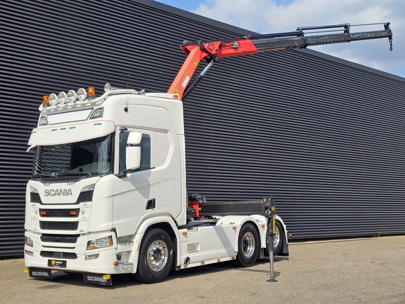 Scania R500 6x2 / RETARDER / PALFINGER CRANE / KRAN - Tractor unit: picture 1 Scania R500 6x2 / RETARDER / PALFINGER CRANE / KRAN - Tractor unit: picture 1