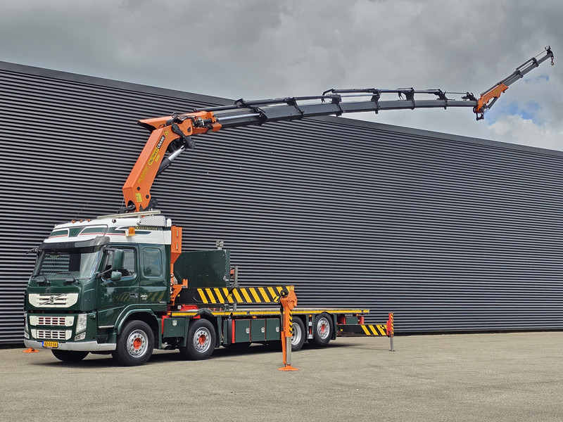Volvo FM 460 8X2 / PALFINGER PK60002 /JIB / WINCH - Dropside/ Flatbed truck, Crane truck: picture 1 Volvo FM 460 8X2 / PALFINGER PK60002 /JIB / WINCH - Dropside/ Flatbed truck, Crane truck: picture 1