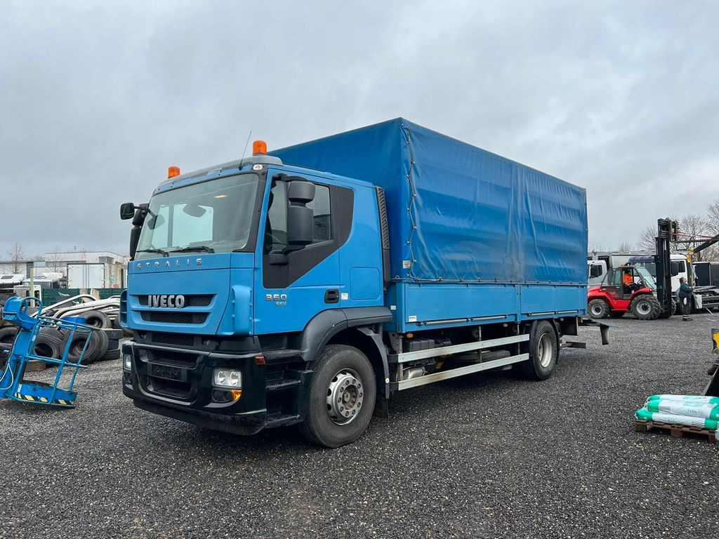 Iveco 190 360 Stralis Pritsche & Hebebühne 3 to. Top - Curtainsider truck: picture 1 Iveco 190 360 Stralis Pritsche & Hebebühne 3 to. Top - Curtainsider truck: picture 1