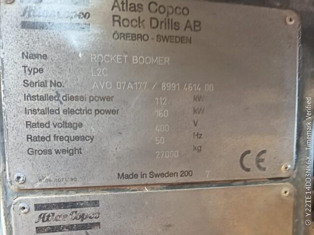 Atlas Copco Boomer L2C - Mining machinery: picture 4 Atlas Copco Boomer L2C - Mining machinery: picture 4