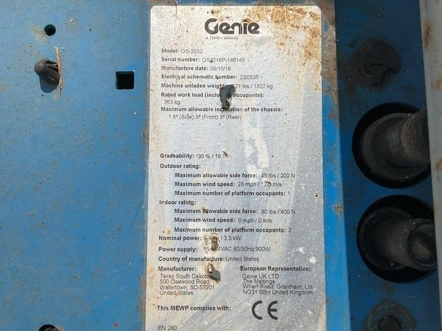 Genie GS2032 - Scissor lift: picture 5 Genie GS2032 - Scissor lift: picture 5