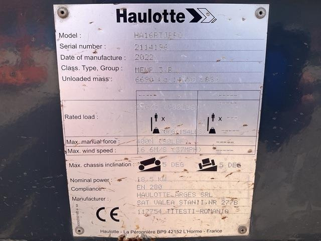 Haulotte HA16RT - Articulated boom: picture 5 Haulotte HA16RT - Articulated boom: picture 5