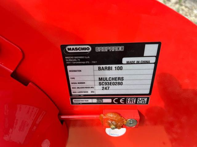 Maschio Gaspardo Barbi 100 HA20 - Flail mower: picture 5 Maschio Gaspardo Barbi 100 HA20 - Flail mower: picture 5