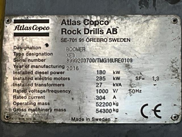 Atlas Copco XE3C - Mining machinery: picture 5 Atlas Copco XE3C - Mining machinery: picture 5