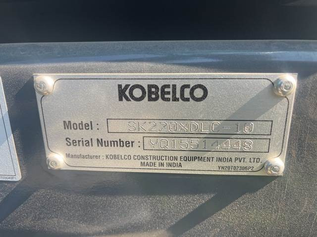 Kobelco SK220XDLC-10 - Crawler excavator: picture 5 Kobelco SK220XDLC-10 - Crawler excavator: picture 5