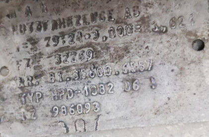 MAN HPD-1382 - Differential gear for Truck: picture 4 MAN HPD-1382 - Differential gear for Truck: picture 4