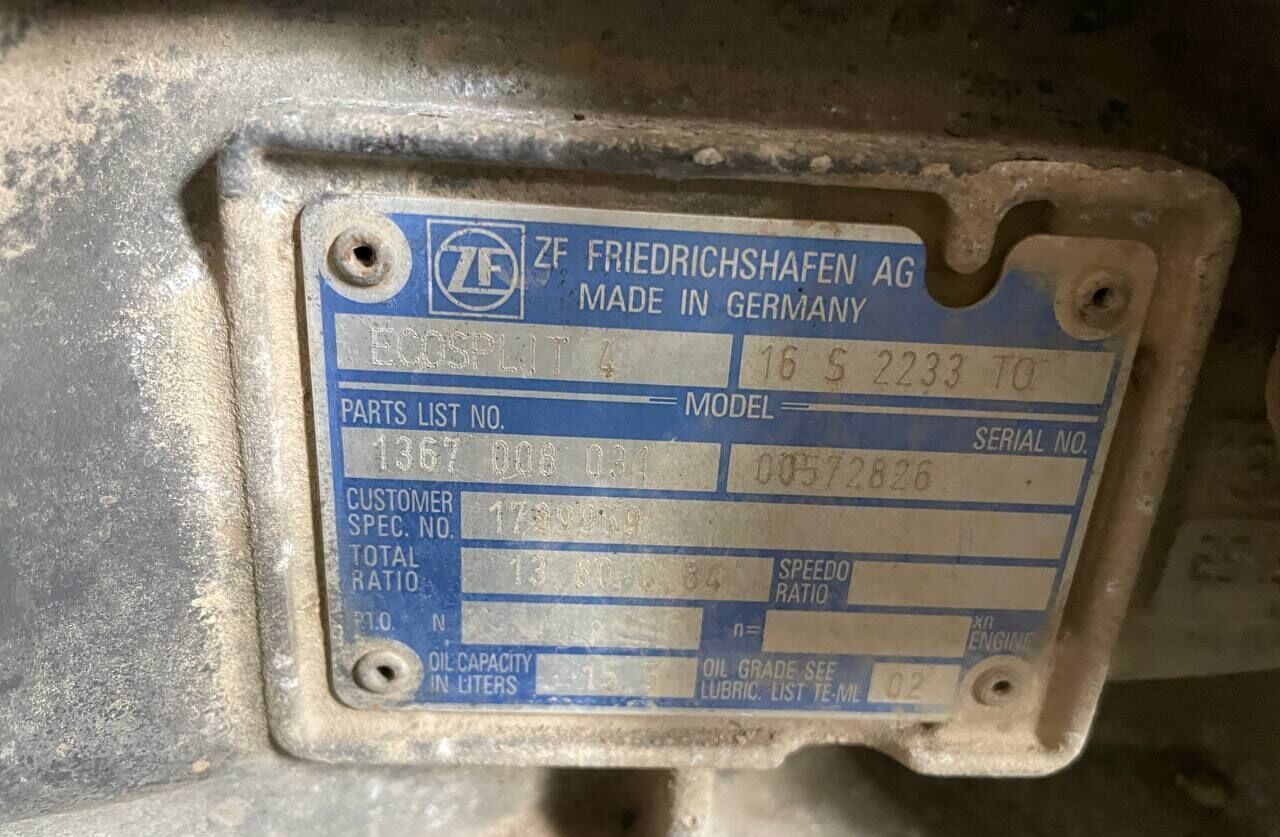 ZF 16 S 2233 TO Ecosplit 4 - Gearbox for Truck: picture 2 ZF 16 S 2233 TO Ecosplit 4 - Gearbox for Truck: picture 2