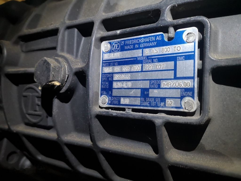 ZF 6AS 800 TO (6AS 800 TO) - Gearbox for Truck: picture 1 ZF 6AS 800 TO (6AS 800 TO) - Gearbox for Truck: picture 1