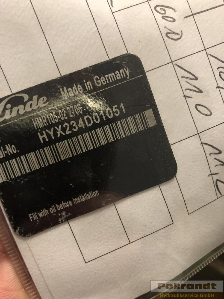 Linde HMR 105 02 2706 HMR 105-02 2706 - Hydraulic pump for Construction machinery: picture 2 Linde HMR 105 02 2706 HMR 105-02 2706 - Hydraulic pump for Construction machinery: picture 2