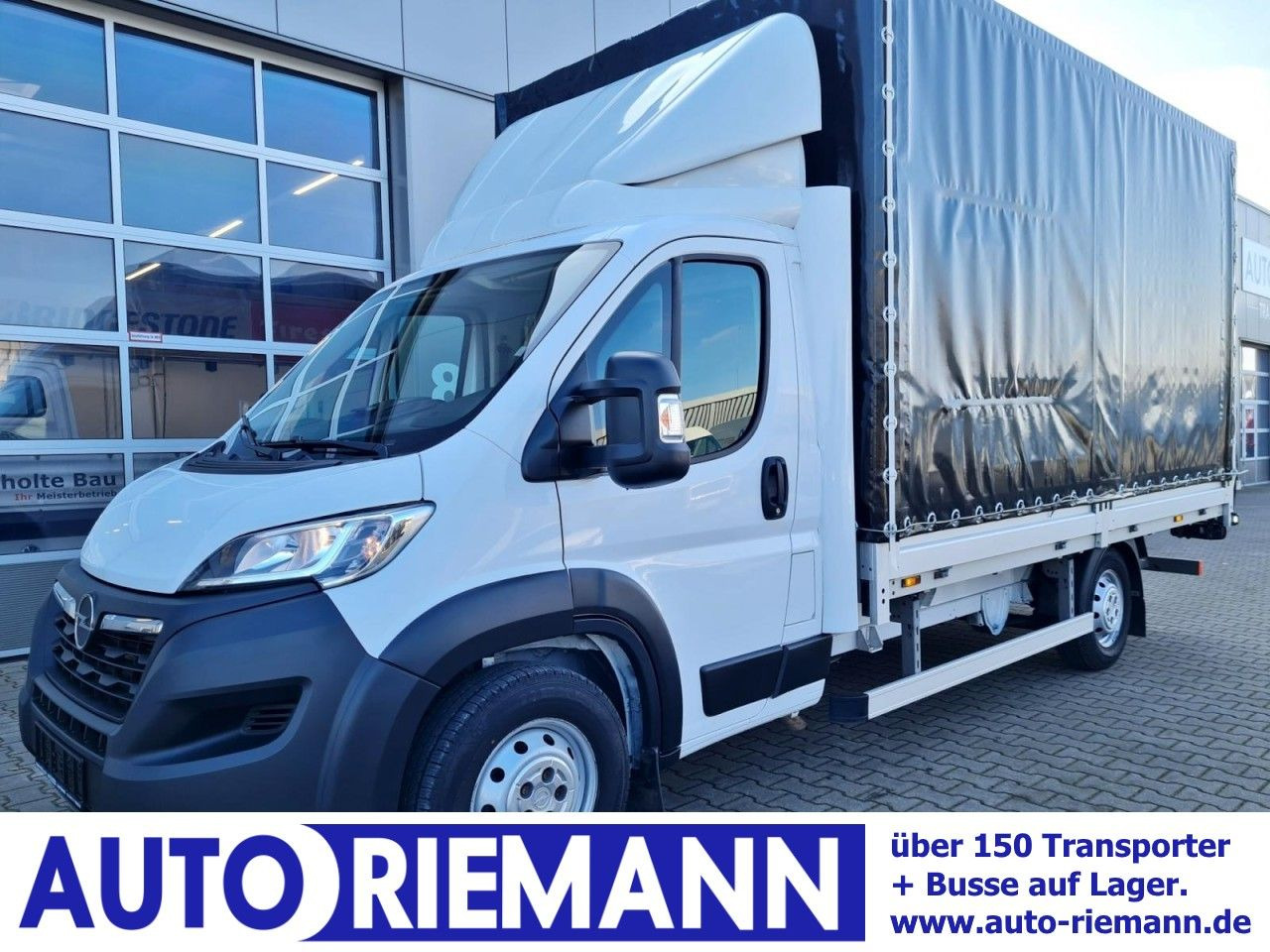 Opel Movano Pritsche Schiebe Plane CDTI 160 LBW Luftf - Curtain side van: picture 1 Opel Movano Pritsche Schiebe Plane CDTI 160 LBW Luftf - Curtain side van: picture 1