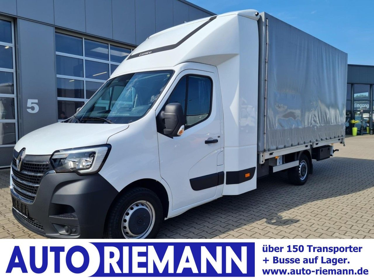 Renault Master 3,5t Pritsche Plane Schlafkab. dCi 160 - Curtain side van: picture 1 Renault Master 3,5t Pritsche Plane Schlafkab. dCi 160 - Curtain side van: picture 1