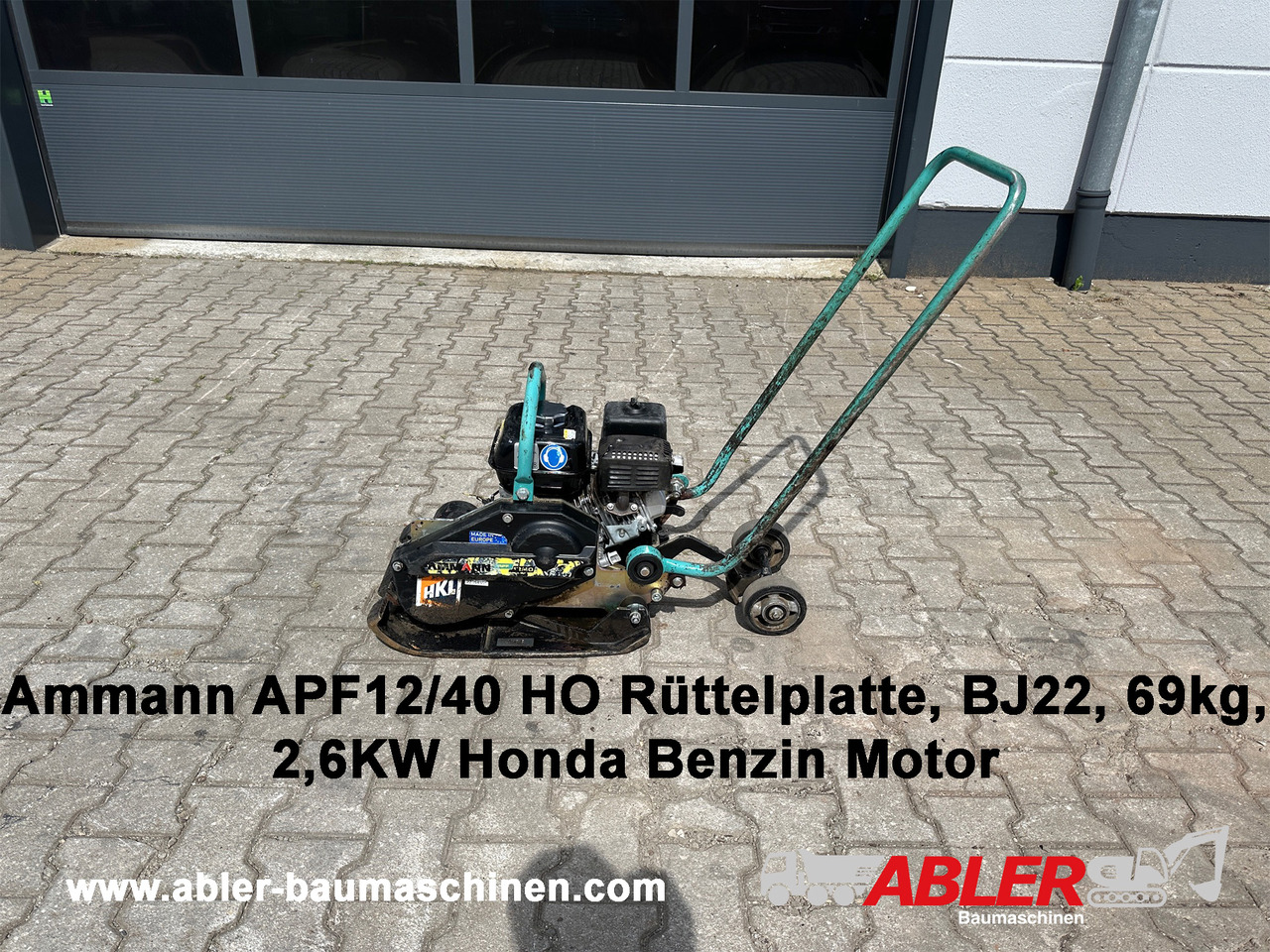 Ammann APF12/40 Rüttelplatte 69 kg - Vibratory plate: picture 1 Ammann APF12/40 Rüttelplatte 69 kg - Vibratory plate: picture 1
