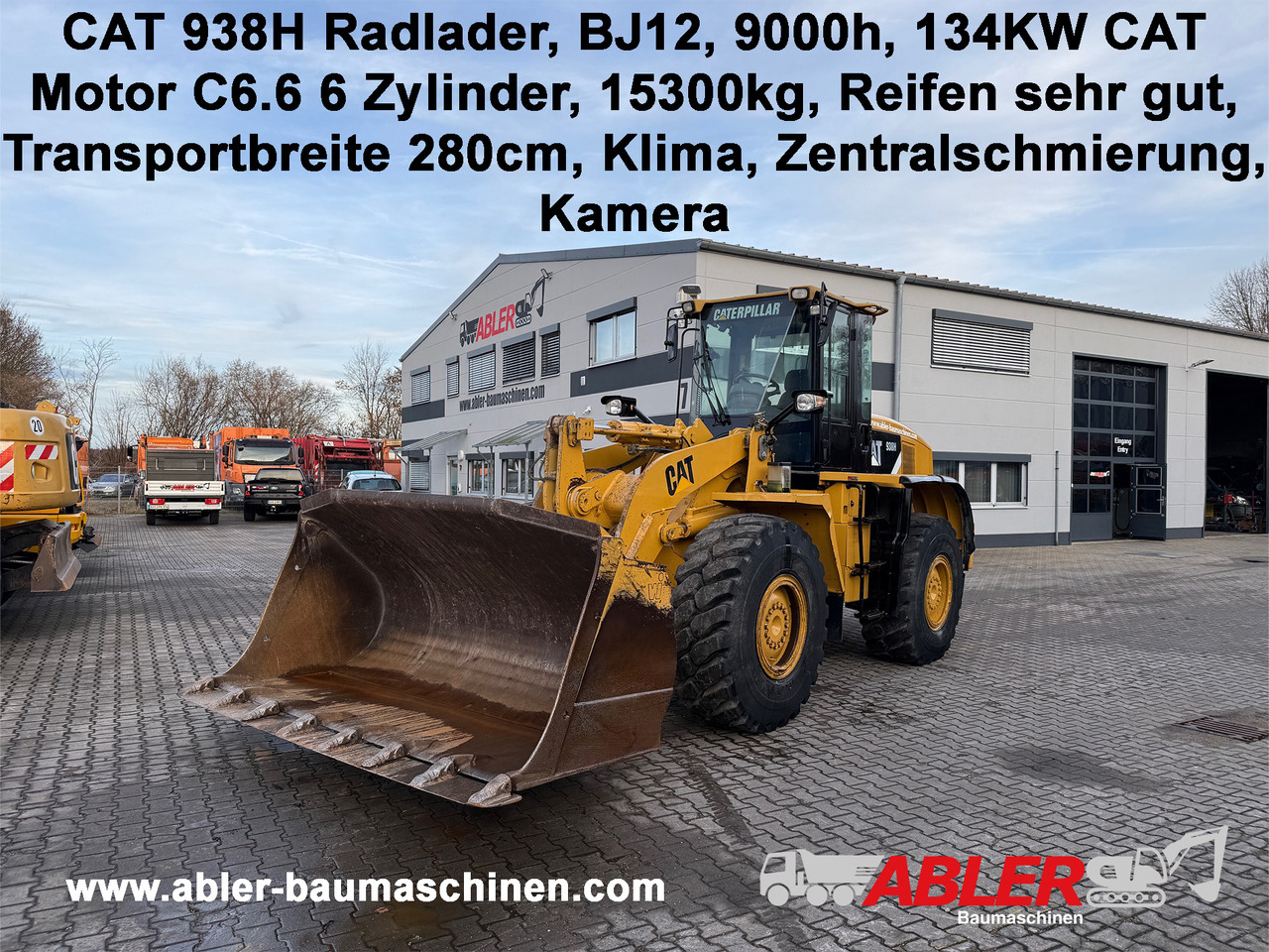 CATERPILLAR 938H Radlader ZS Klima Kamera - Wheel loader: picture 1 CATERPILLAR 938H Radlader ZS Klima Kamera - Wheel loader: picture 1