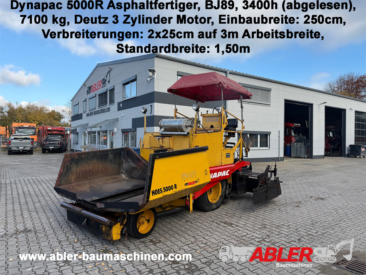Dynapac 5000R Asphaltfertiger - Asphalt paver: picture 1 Dynapac 5000R Asphaltfertiger - Asphalt paver: picture 1