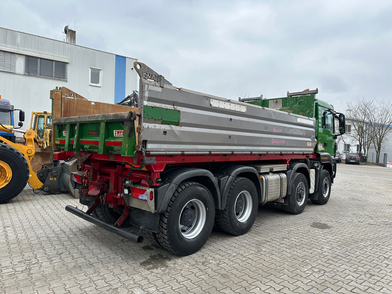 MAN TGS 35.480 3-Seiten-Kipper 2x Bordmatic! 8x6 HAD - Tipper, Crane truck: picture 4 MAN TGS 35.480 3-Seiten-Kipper 2x Bordmatic! 8x6 HAD - Tipper, Crane truck: picture 4