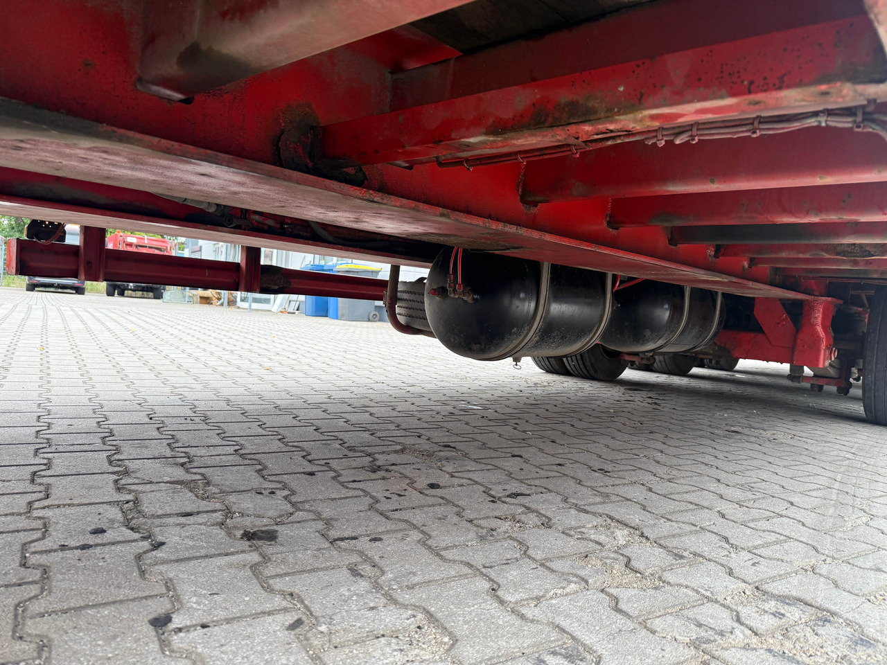 Low loader semi-trailer Müller Mitteltal TS3 Tieflader Auflieger mit hydr. Rampen: picture 14