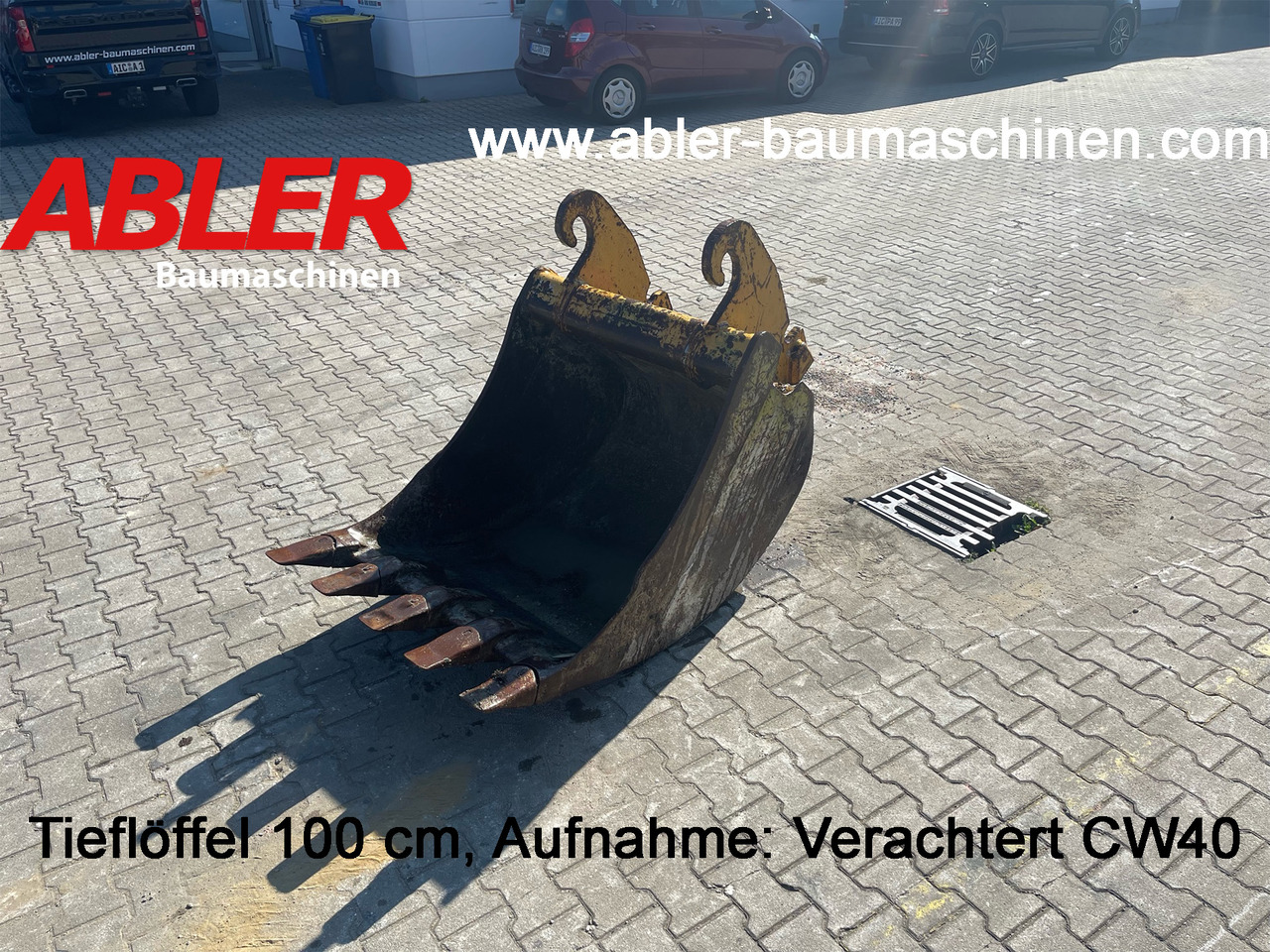 Tieflöffel 100 cm - Excavator bucket for Construction machinery: picture 1 Tieflöffel 100 cm - Excavator bucket for Construction machinery: picture 1
