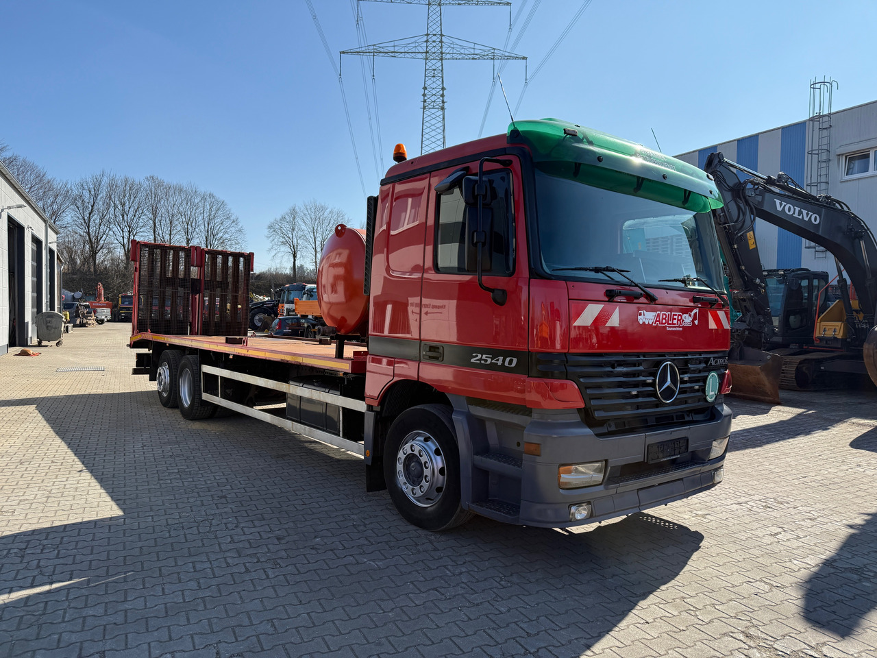 Mercedes-Benz 2540 Actros MP1 Baumaschinentrnasporter - Truck: picture 3 Mercedes-Benz 2540 Actros MP1 Baumaschinentrnasporter - Truck: picture 3