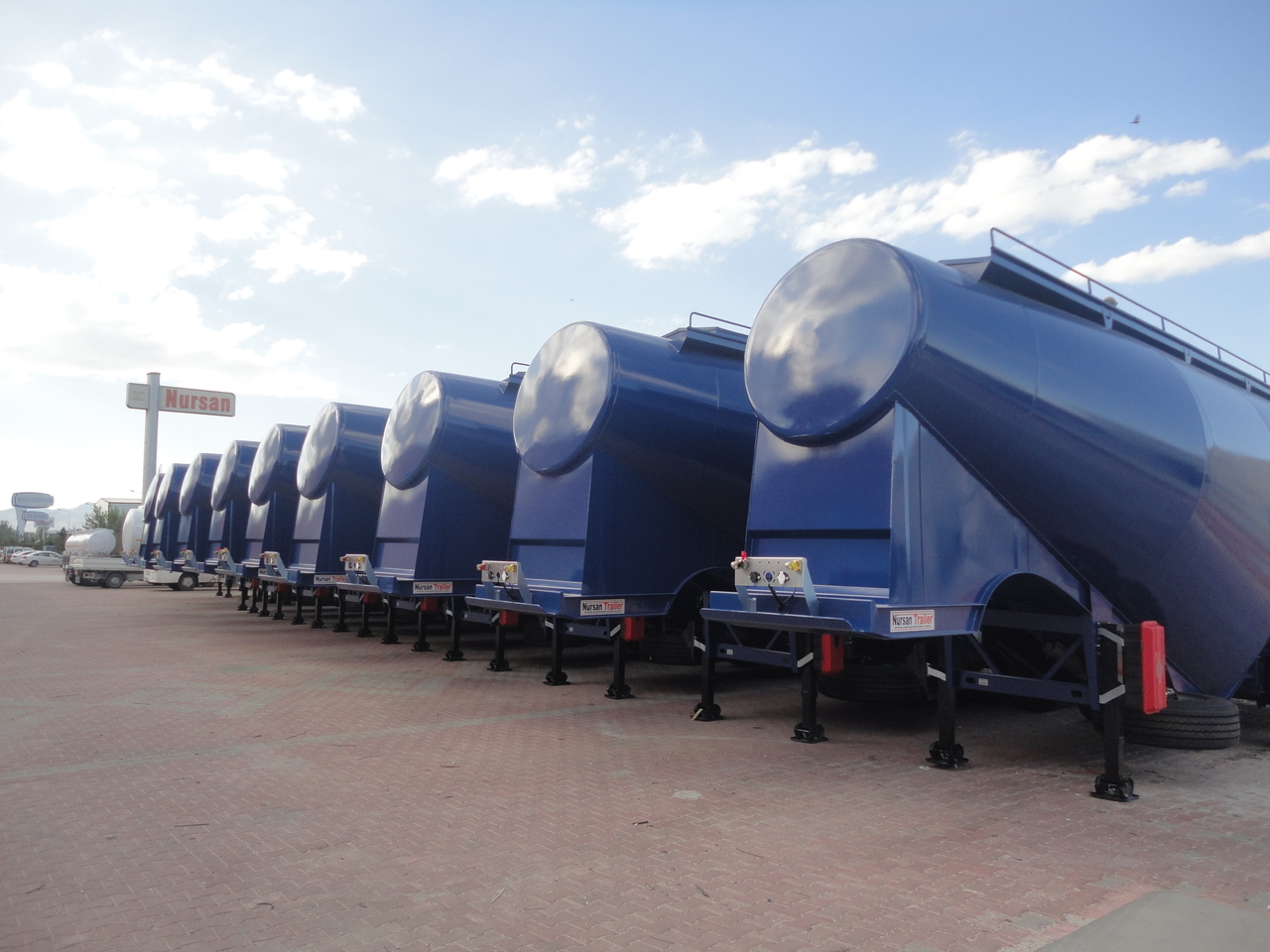 NURSAN WHEAT GRAIN DRY BULK SILO - Silo semi-trailer: picture 5 NURSAN WHEAT GRAIN DRY BULK SILO - Silo semi-trailer: picture 5