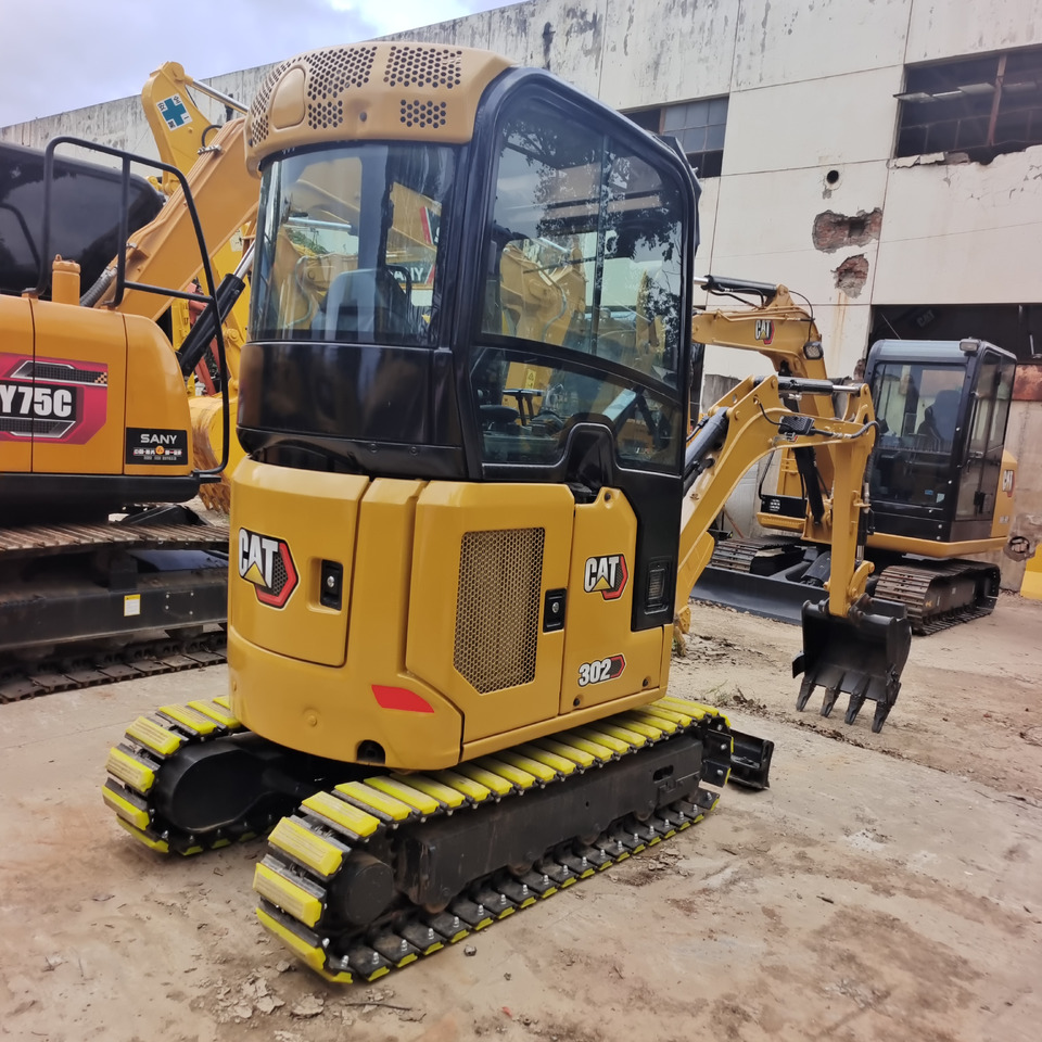 CATERPILLAR 302 CR CAT MINI DIGGER WITH RUBBER TRACK - Mini excavator: picture 1 CATERPILLAR 302 CR CAT MINI DIGGER WITH RUBBER TRACK - Mini excavator: picture 1