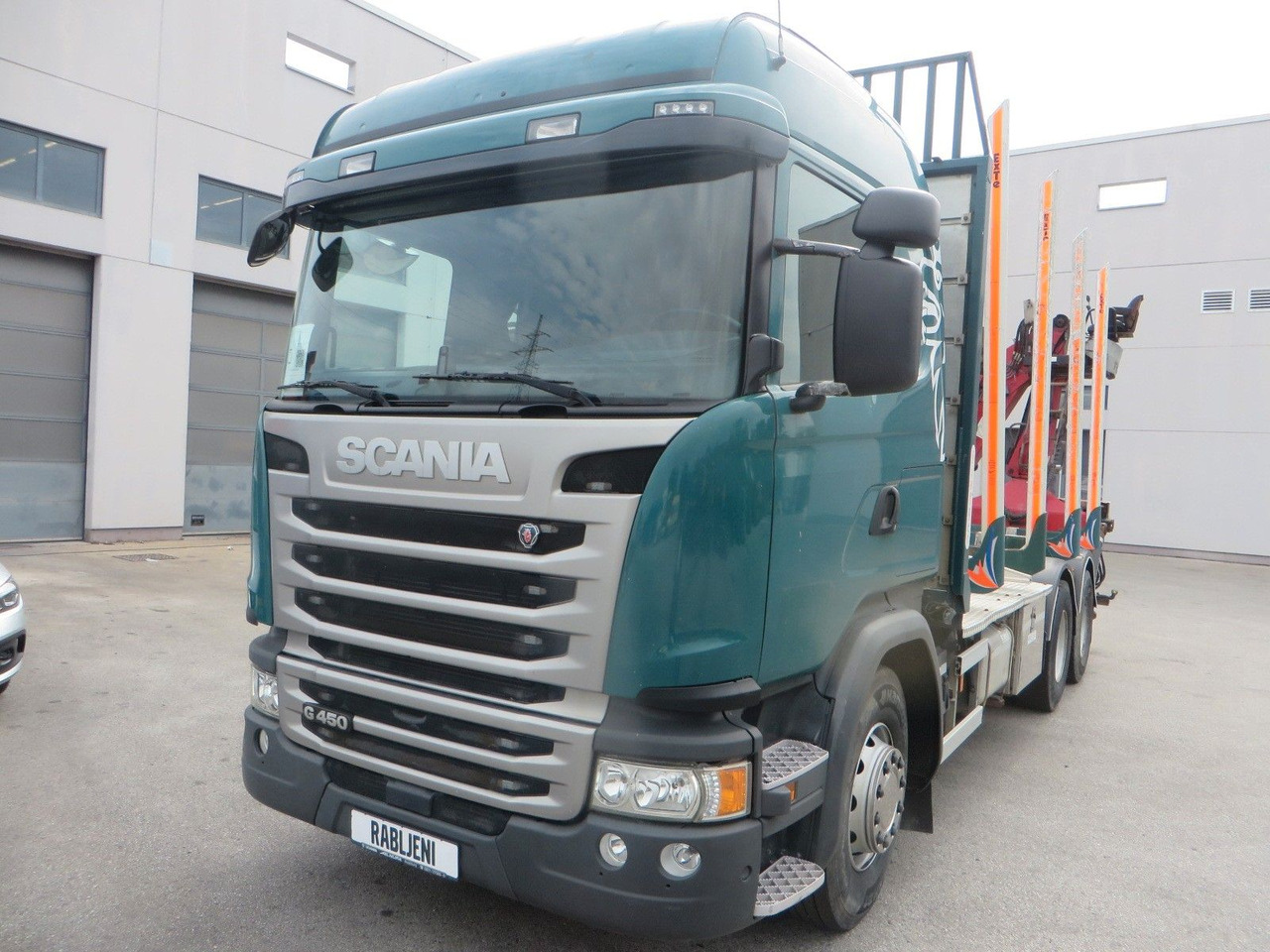 Scania G450 6x4Timber - Timber truck, Crane truck: picture 1 Scania G450 6x4Timber - Timber truck, Crane truck: picture 1