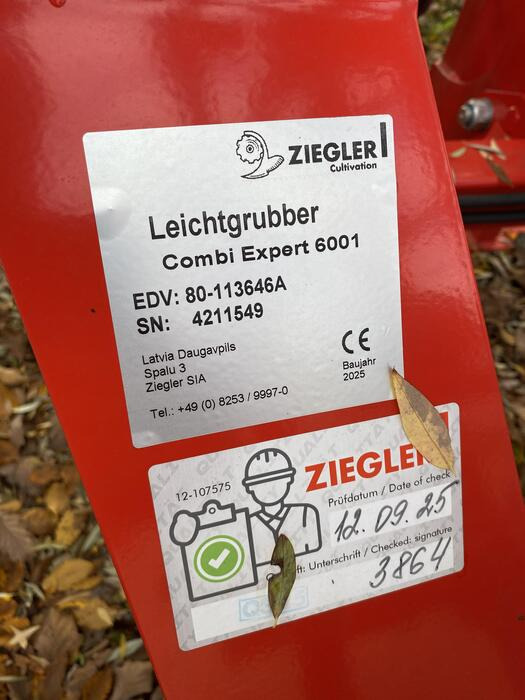 Ziegler Leichtgrubber Combi Expert 6001 - Cultivator: picture 4 Ziegler Leichtgrubber Combi Expert 6001 - Cultivator: picture 4