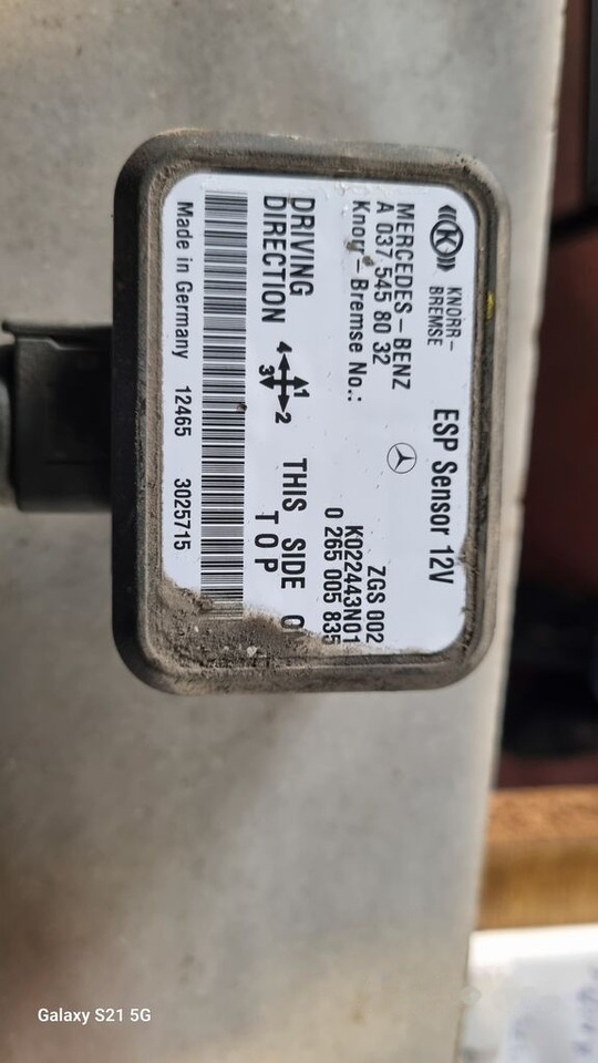 KNORR-BREMSE Knorr-Bremse AIR DRYER Mercedes-Benz ACTROS MP4 - Brake valve for Truck: picture 5 KNORR-BREMSE Knorr-Bremse AIR DRYER Mercedes-Benz ACTROS MP4 - Brake valve for Truck: picture 5