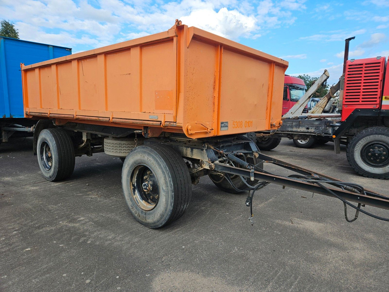 Tebbe ZK 180 Kippanhänger - Tipper trailer: picture 1 Tebbe ZK 180 Kippanhänger - Tipper trailer: picture 1