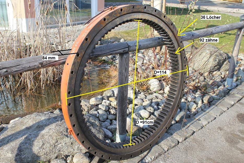 Atlas 1604 LC - Slewing ring for Construction machinery: picture 1 Atlas 1604 LC - Slewing ring for Construction machinery: picture 1