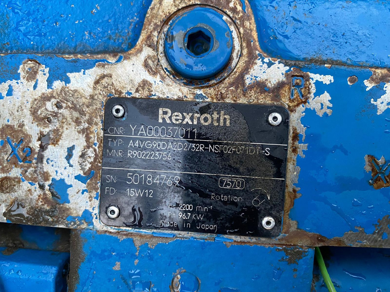 Hydromatik A4 VG 90 aus HItachi ZW 150 - Hydraulics for Wheel loader: picture 3 Hydromatik A4 VG 90 aus HItachi ZW 150 - Hydraulics for Wheel loader: picture 3