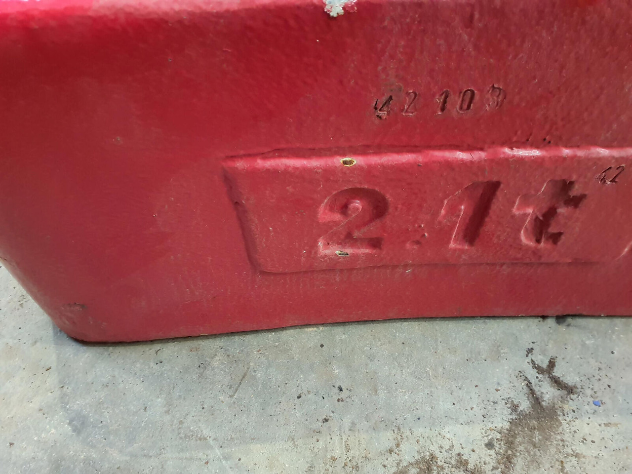 Counterweight for Mobile crane FAUN ATF 50G-3 counterweight 2,1 ton: picture 6 Counterweight for Mobile crane FAUN ATF 50G-3 counterweight 2,1 ton: picture 6