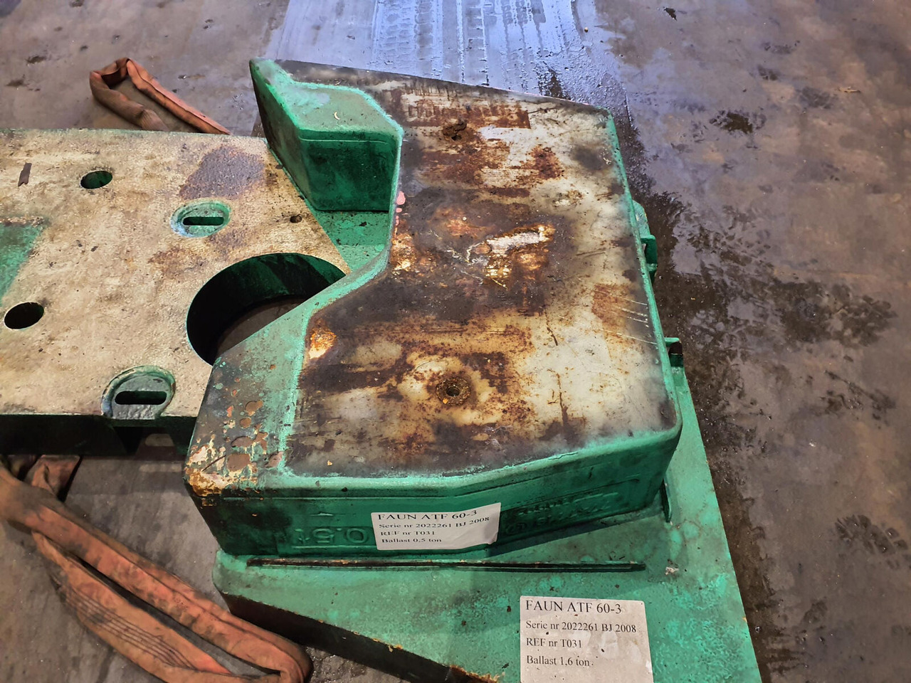 FAUN ATF 60-3 counterweight set 0,5t - Counterweight for Mobile crane: picture 5 FAUN ATF 60-3 counterweight set 0,5t - Counterweight for Mobile crane: picture 5