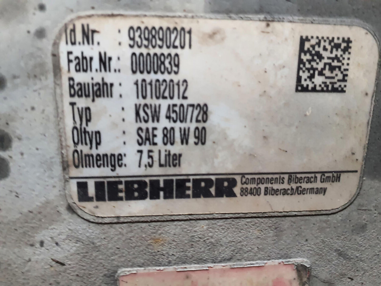 Liebherr LR 1160 COMPACT ROPE WINCH - Winch for Crawler crane: picture 5 Liebherr LR 1160 COMPACT ROPE WINCH - Winch for Crawler crane: picture 5