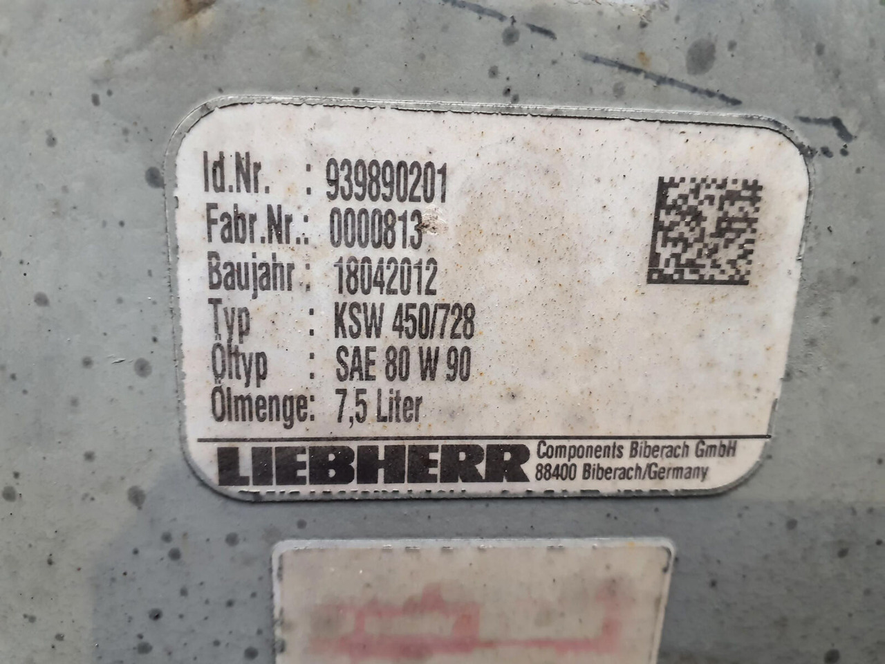 Liebherr LR 1160 COMPACT ROPE WINCH - Winch for Crawler crane: picture 5 Liebherr LR 1160 COMPACT ROPE WINCH - Winch for Crawler crane: picture 5