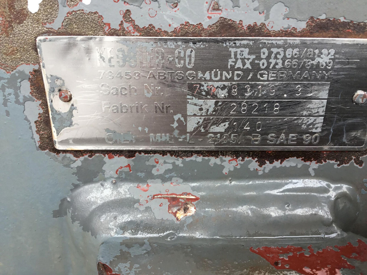 Liebherr LTM 1050-1 axle 2 - Axle and parts for Mobile crane: picture 5 Liebherr LTM 1050-1 axle 2 - Axle and parts for Mobile crane: picture 5