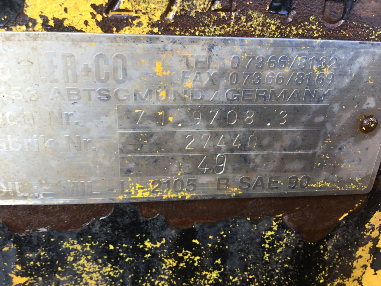 Liebherr LTM 1050-1 axle 3 - Axle and parts for Mobile crane: picture 5 Liebherr LTM 1050-1 axle 3 - Axle and parts for Mobile crane: picture 5