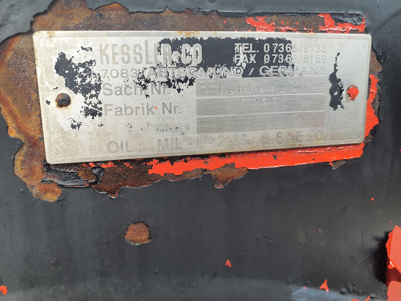 Liebherr LTM 1050 axle 1 - Axle and parts for Mobile crane: picture 5 Liebherr LTM 1050 axle 1 - Axle and parts for Mobile crane: picture 5