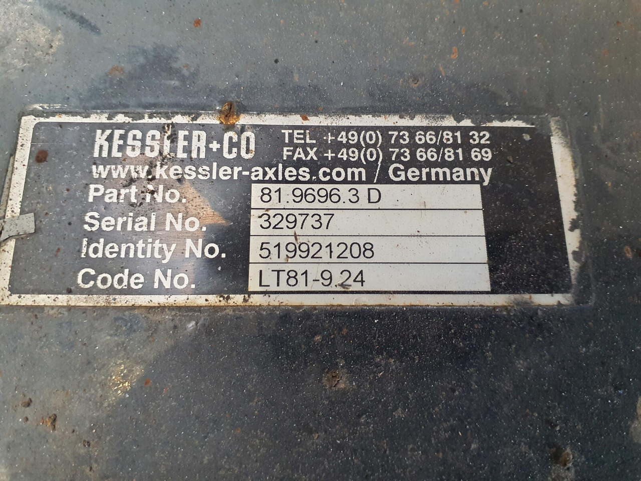 Liebherr LTM 1400-7.1 axle 3 housing - Axle and parts for Mobile crane: picture 5 Liebherr LTM 1400-7.1 axle 3 housing - Axle and parts for Mobile crane: picture 5