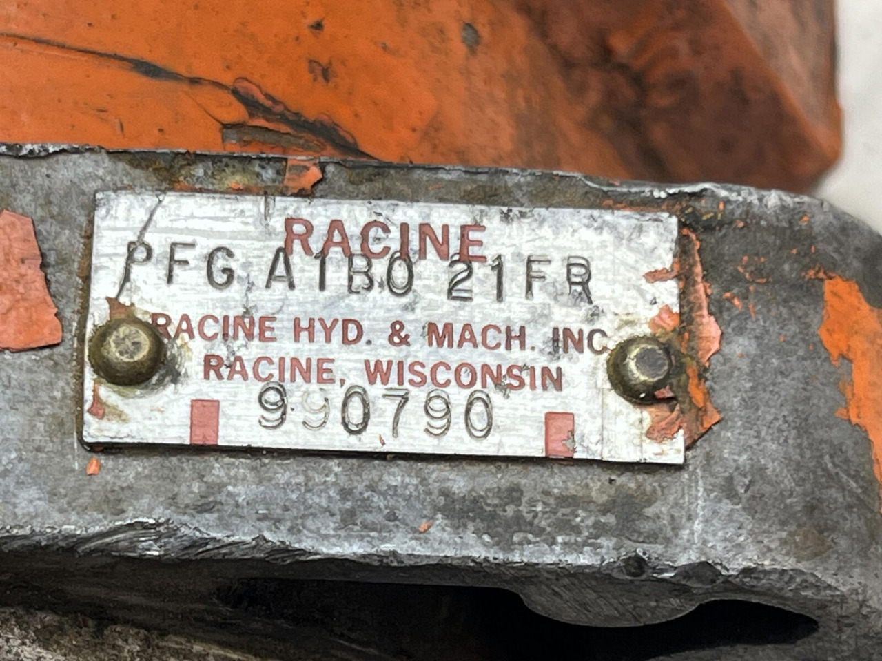 Racine PTO pump FGA1BO21FR - Hydraulic pump for Mobile crane: picture 5 Racine PTO pump FGA1BO21FR - Hydraulic pump for Mobile crane: picture 5