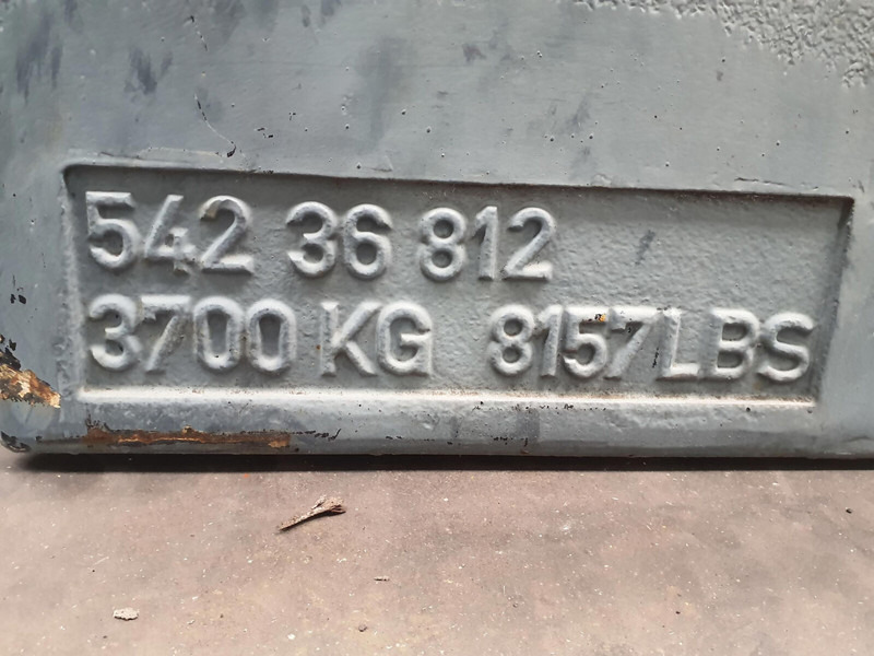 Terex Terex Demag Challenger 4200 counterweight 3.7 Ton - Counterweight for Construction machinery: picture 5 Terex Terex Demag Challenger 4200 counterweight 3.7 Ton - Counterweight for Construction machinery: picture 5