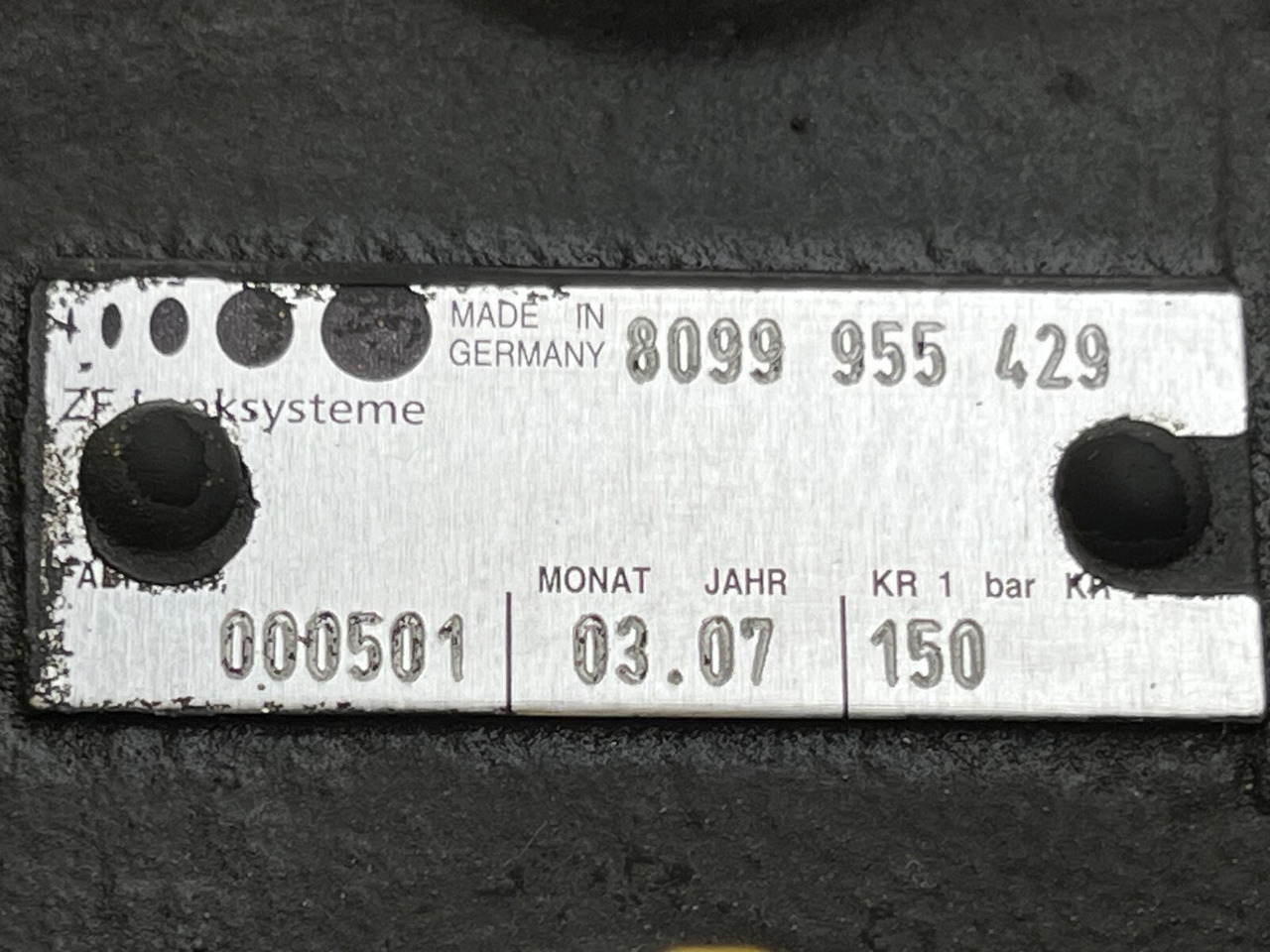 Steering gear for Mobile crane ZF ATF 50G-3 steering box ZF: picture 8